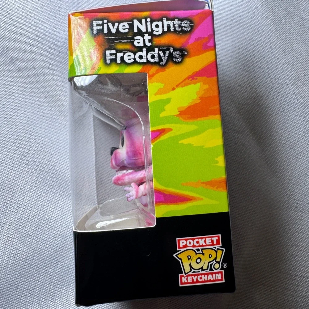 Funko Pocket Pop Keychain Five Nights at Freddys Freddy Pink Tie Dye Vinyl